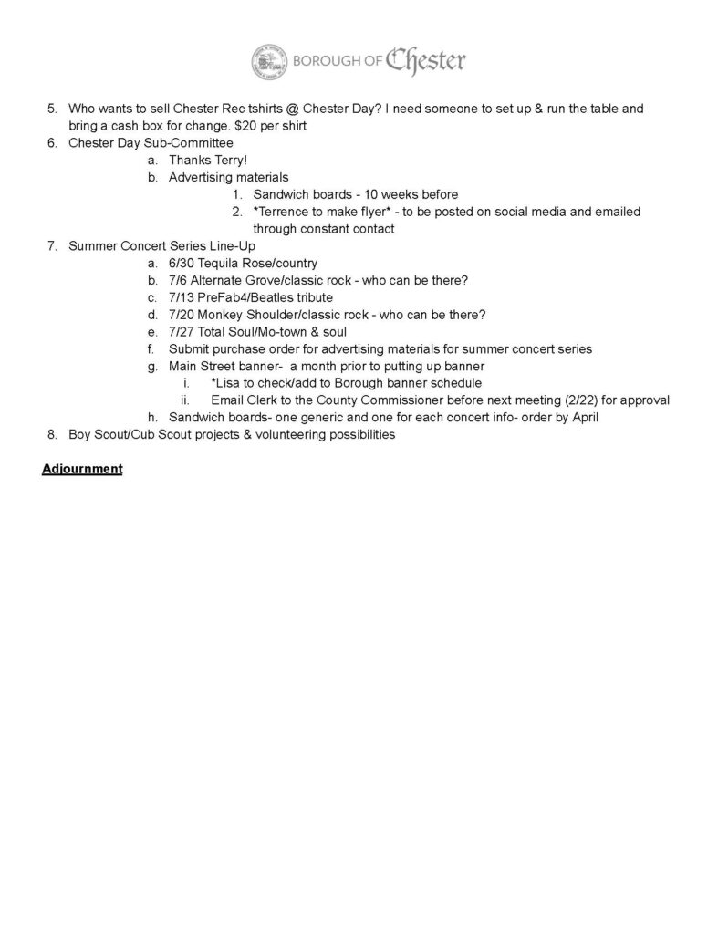 2023-02-22 Recreation Committee Meeting Agenda_Page_2