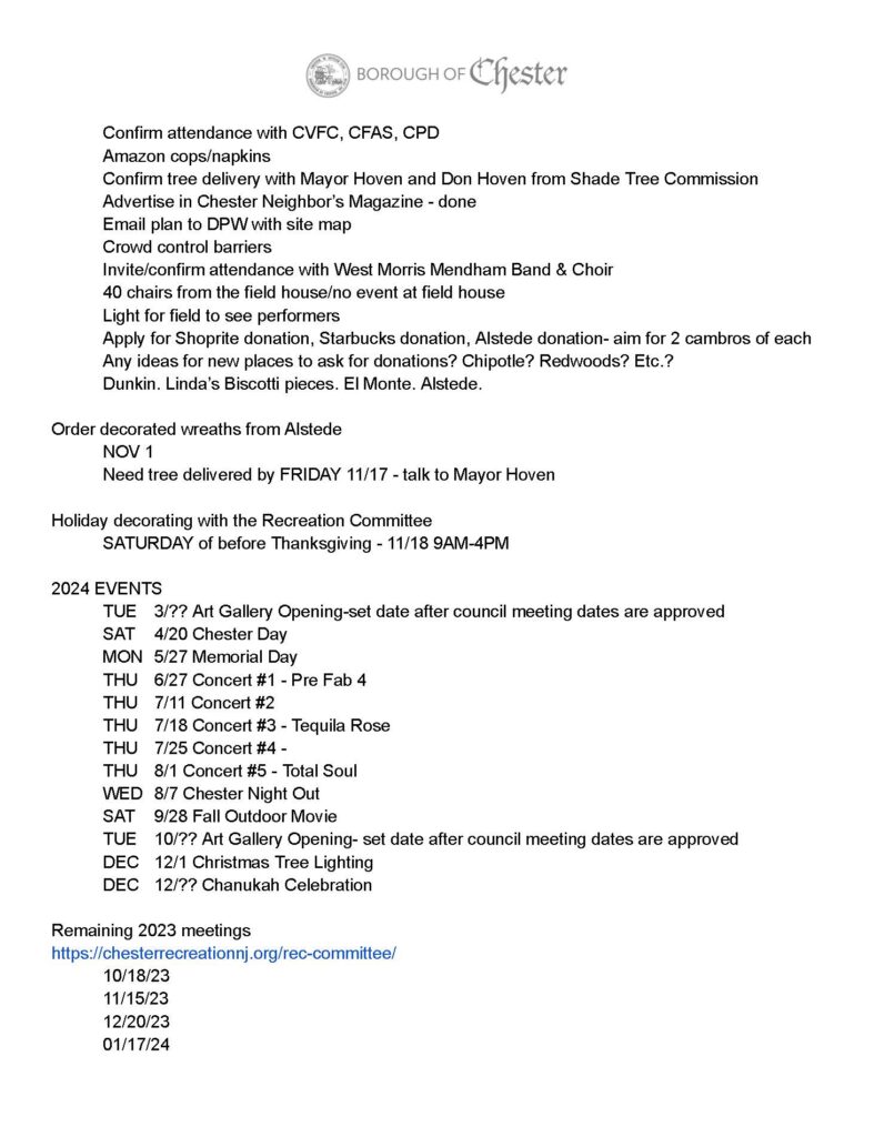 2023-09-27 Recreation Committee Meeting Agenda & Minutes_Page_2