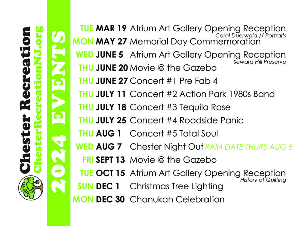Calendar of Events 2024